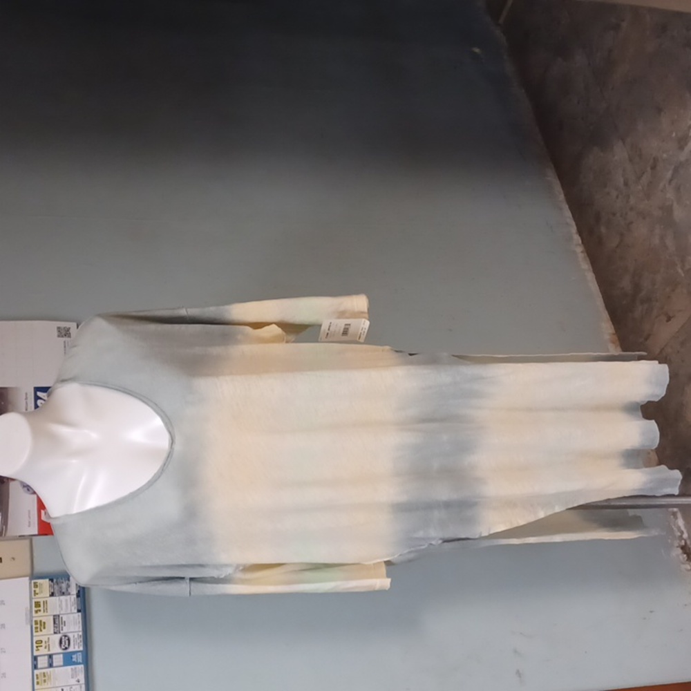 We the free pomona oversized tie dye tee size m cammo linen blend NEW